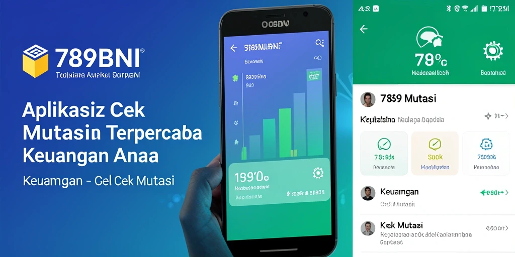 Tampilan antarmuka 789BNI untuk cek mutasi yang ramah pengguna.