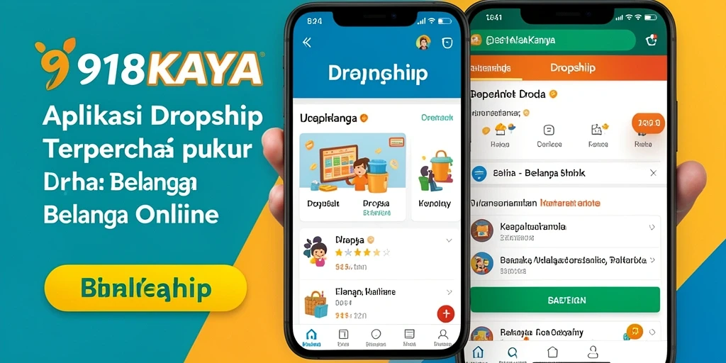 Tampilan antarmuka 918KAYA untuk belanja online yang mudah dipahami.