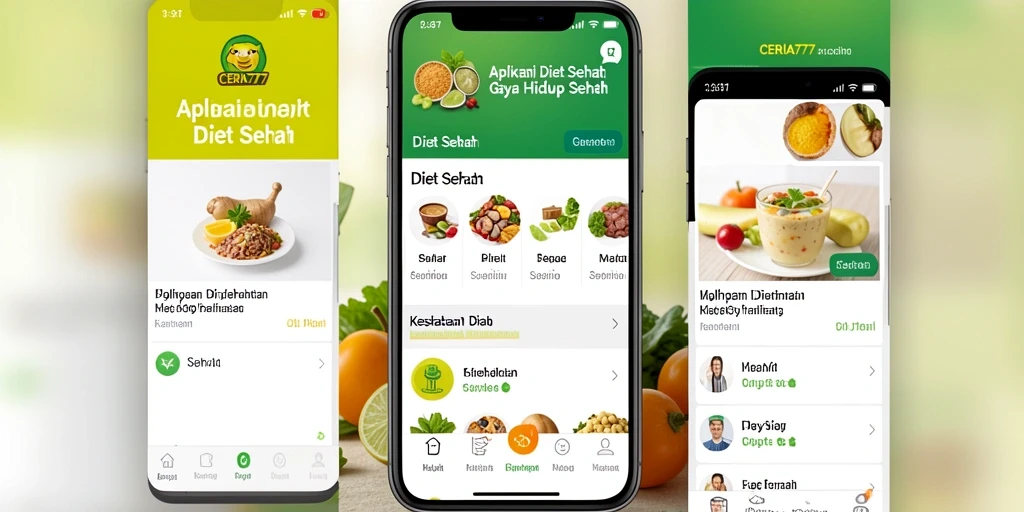 Tampilan antarmuka aplikasi CERIA777 yang user-friendly dan menarik.