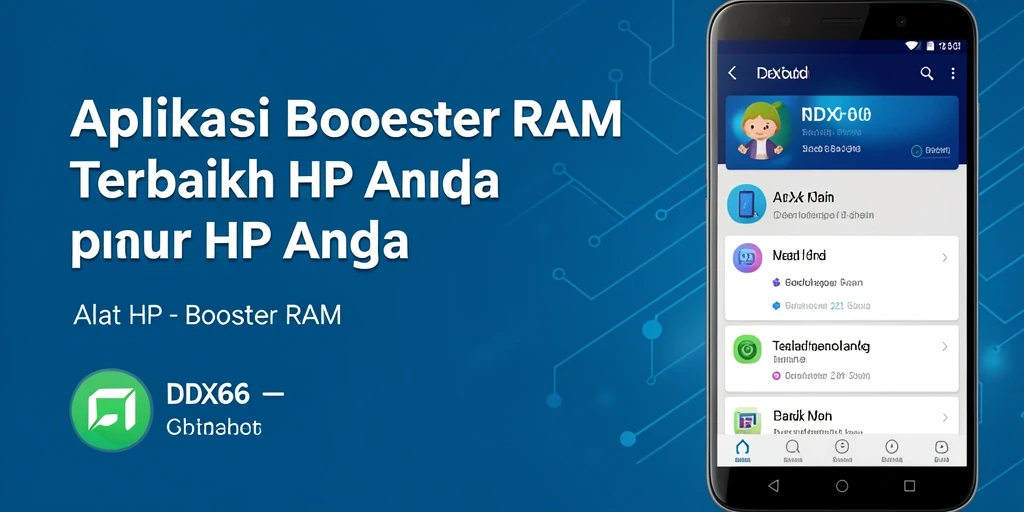 Tampilan antarmuka IDX66 yang intuitif untuk Booster RAM.