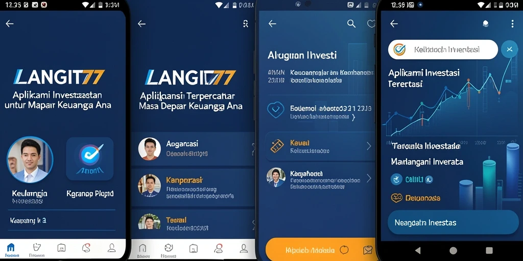 Antarmuka LANGIT77 yang intuitif untuk pengelolaan investasi.