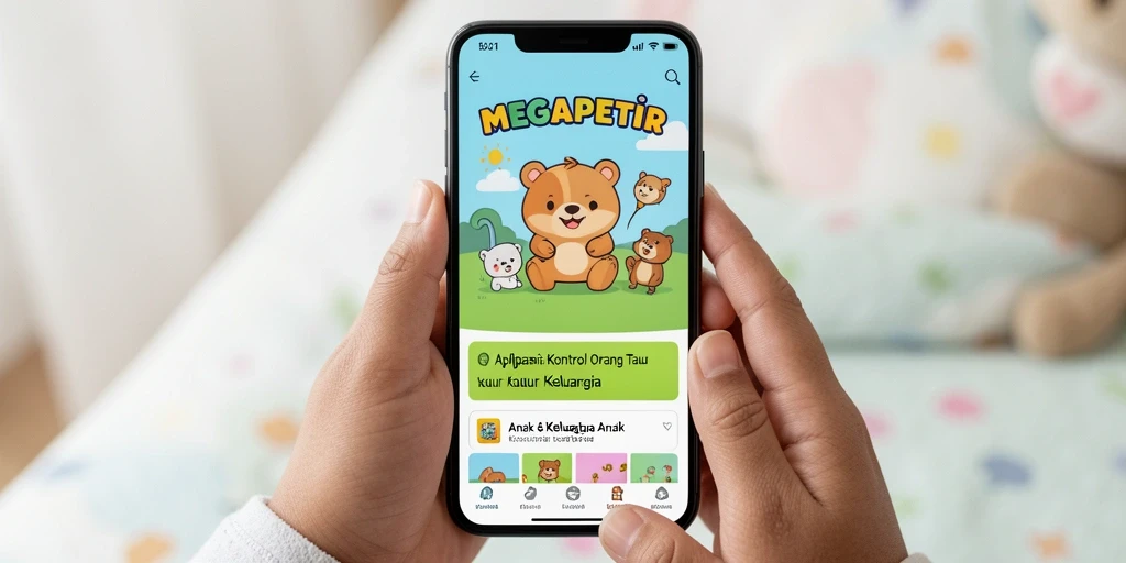 Tampilan antarmuka aplikasi MEGAPETIR yang intuitif dan ramah pengguna.