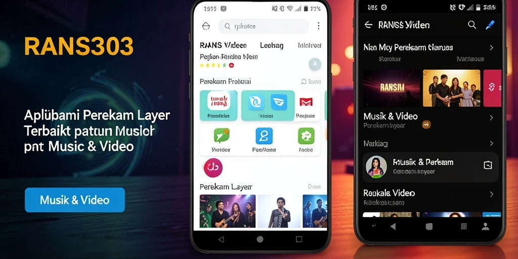 Tampilan antarmuka RANS303 saat merekam layar.