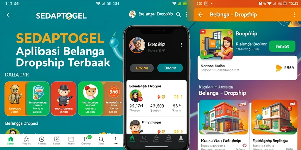 Tampilan antarmuka SEDAPTOGEL yang menarik dan mudah digunakan saat berbelanja.