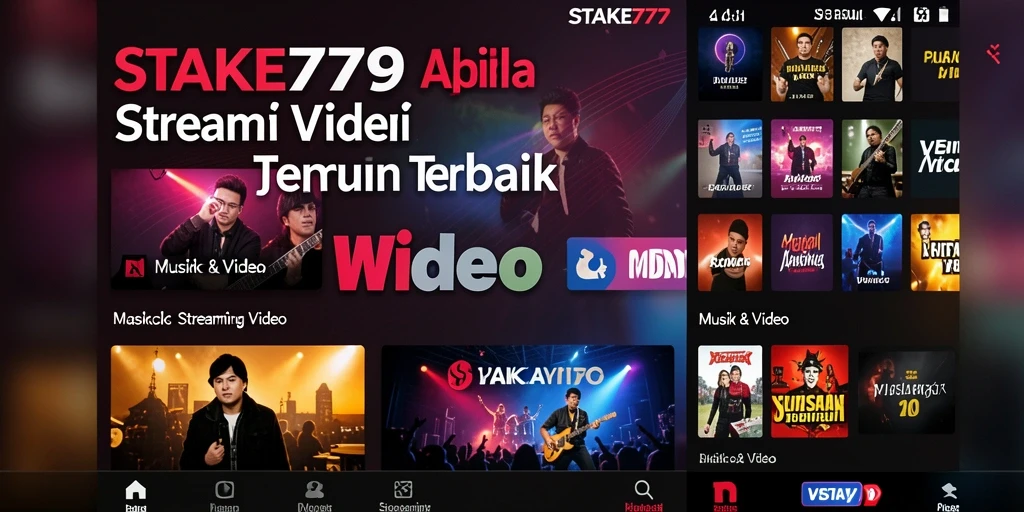 Tampilan antarmuka STAKE779 yang menarik untuk streaming video.